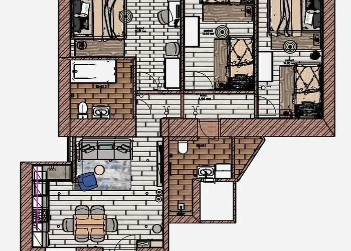 Apartament Efad Lux 3 Downtown *